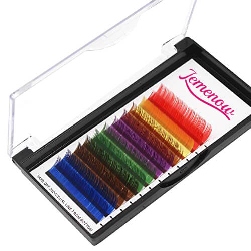 colored lash extensions